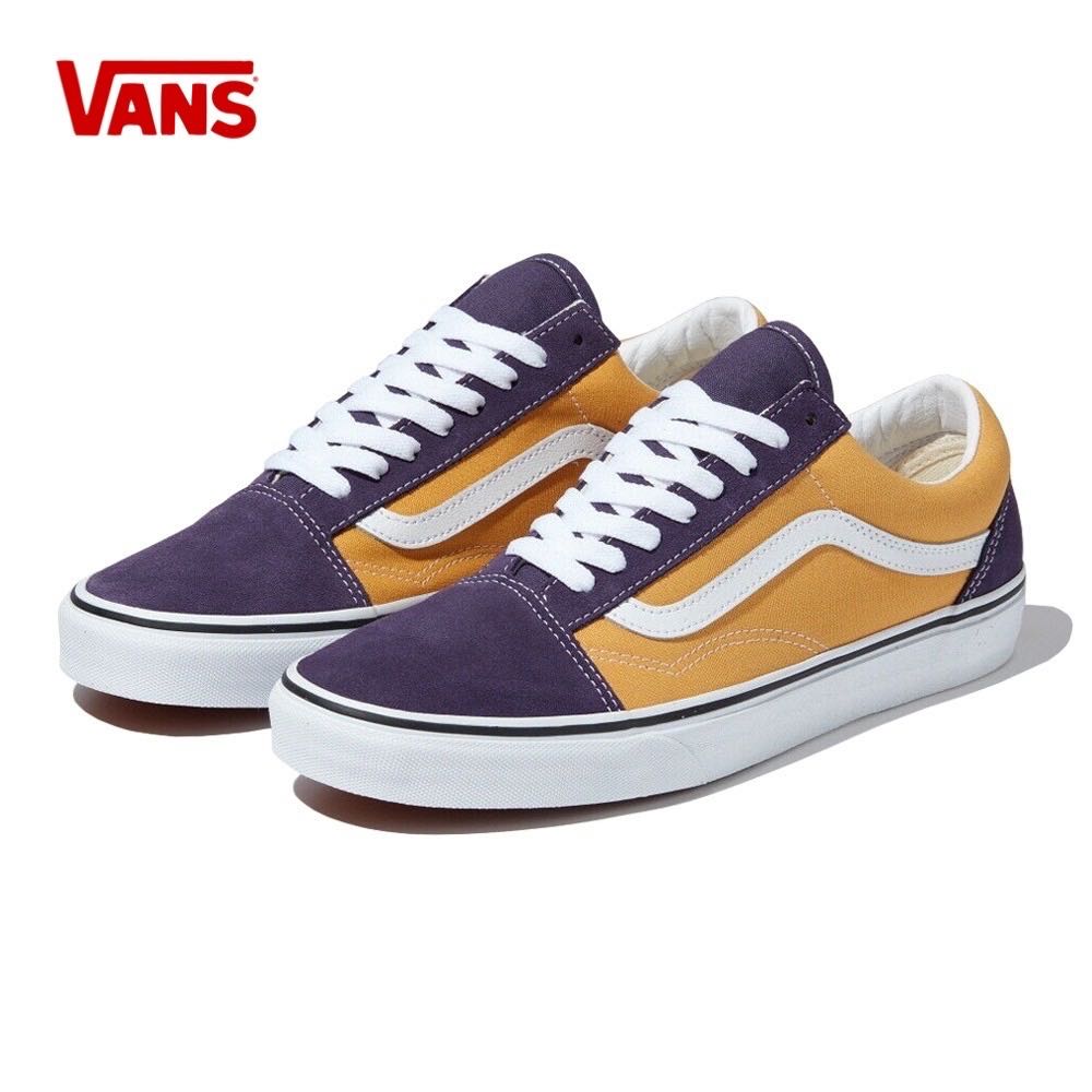 ￼Vans Old Skool 2-Tone Honey Gold/Purple Velvet ( VN0A4U3B21F )