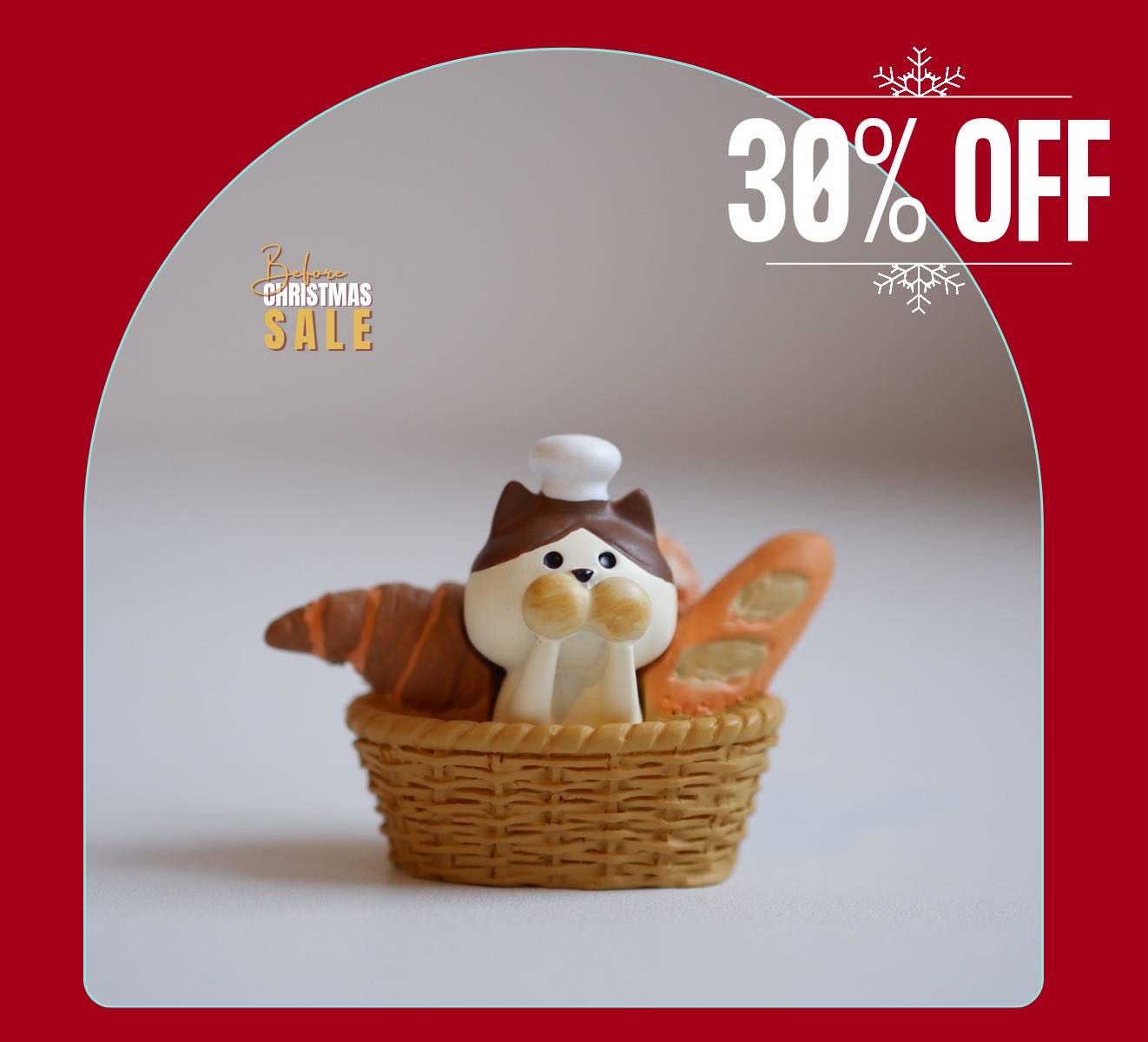 Before Christmas 30% OFF : DECOLE  #Bakery002