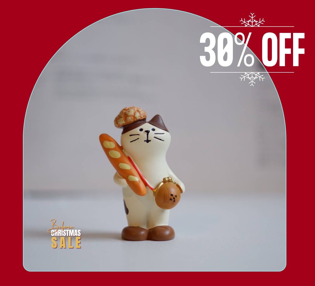 Before Christmas 30% OFF  :DECOLE  #Bakery001