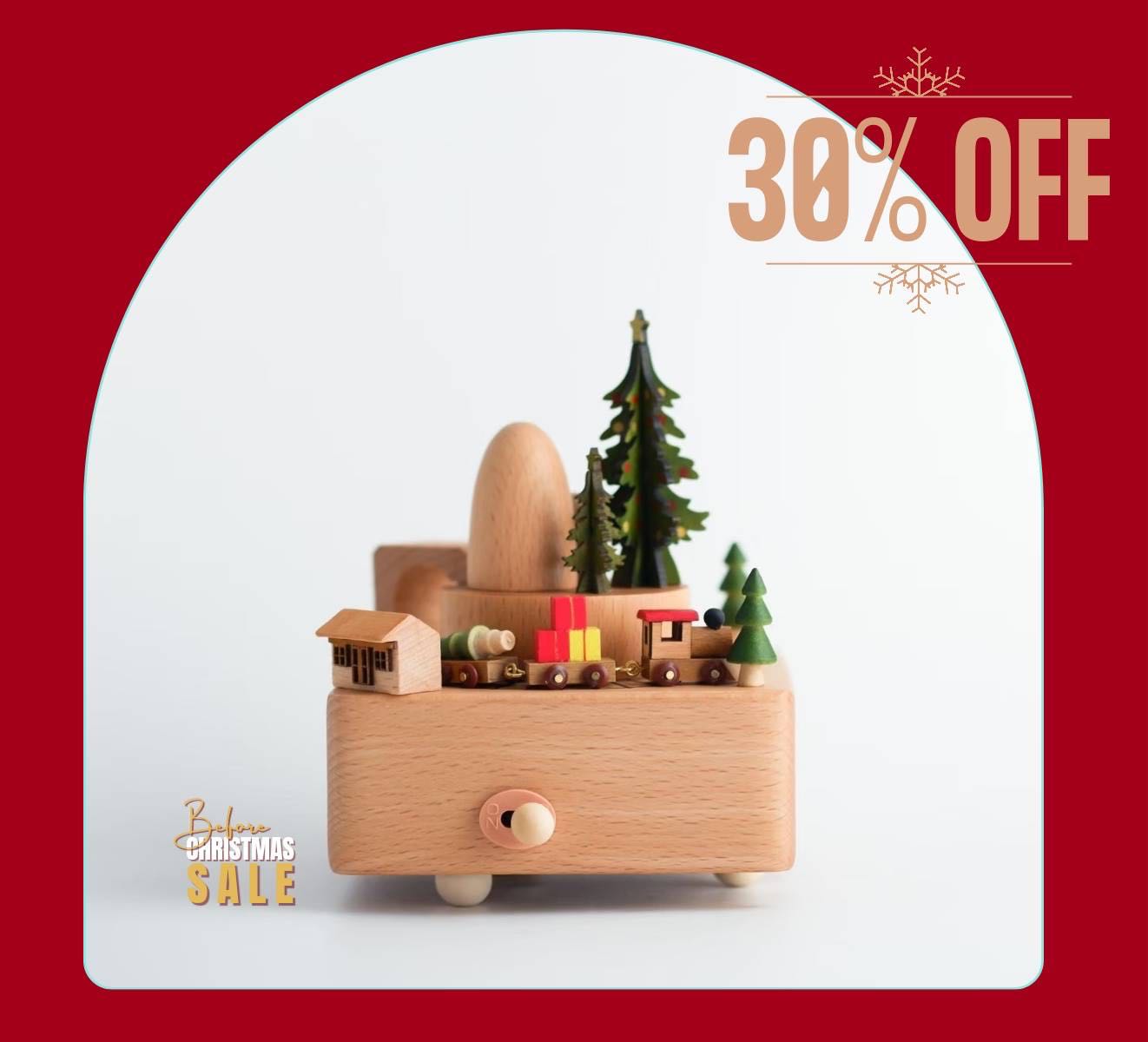 Before Christmas 30% OFF 
