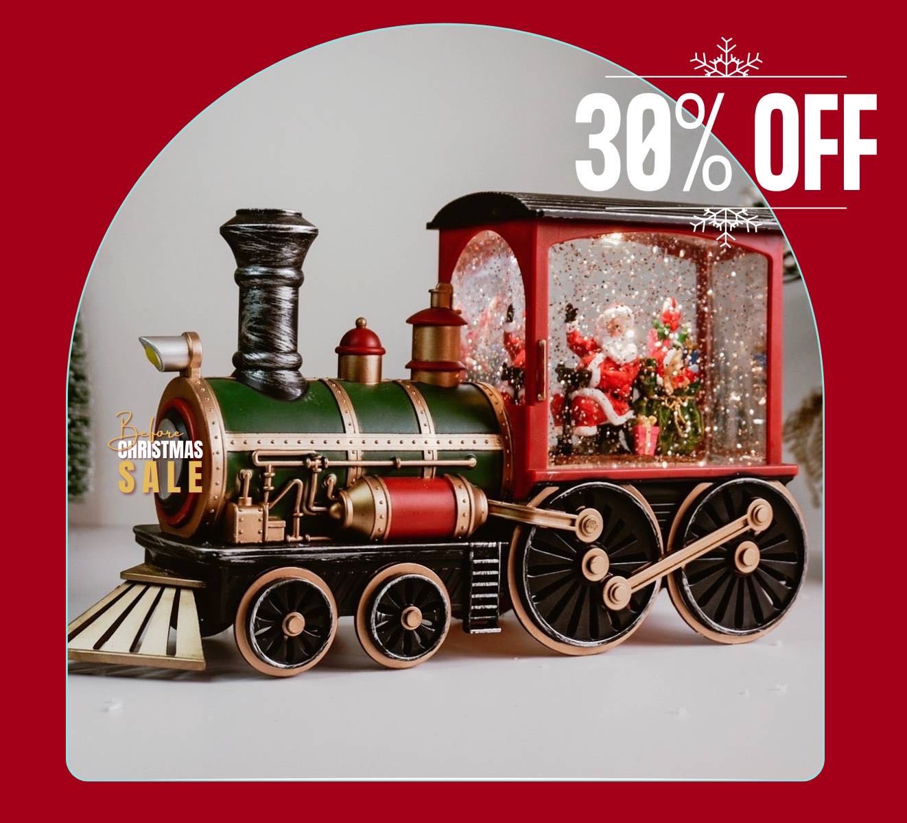 Before Christmas 30% OFF :รถไฟขบวนเดียว 