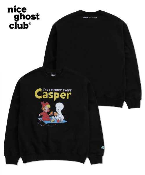 (พร้อมส่ง) Nice ghost club Casper & Wendy Picnic Sweatshirt
