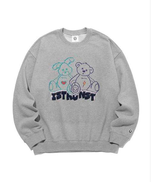 (พร้อมส่ง) Ist Kunst Friends Sweatshirt Gray