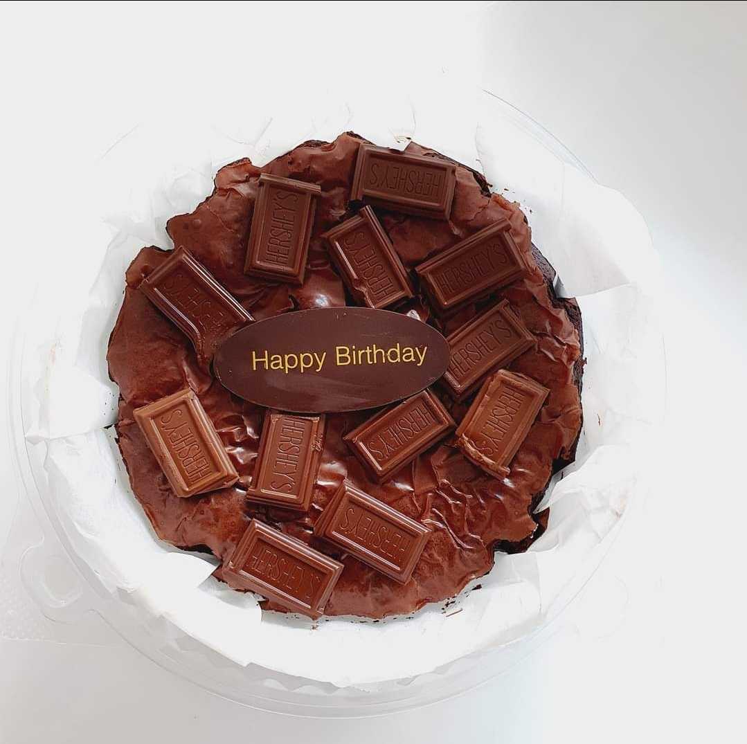 อาหารยอดนิยม - Dark Chocolate Brownie & Hershey ขนาด 1 ปอนด์