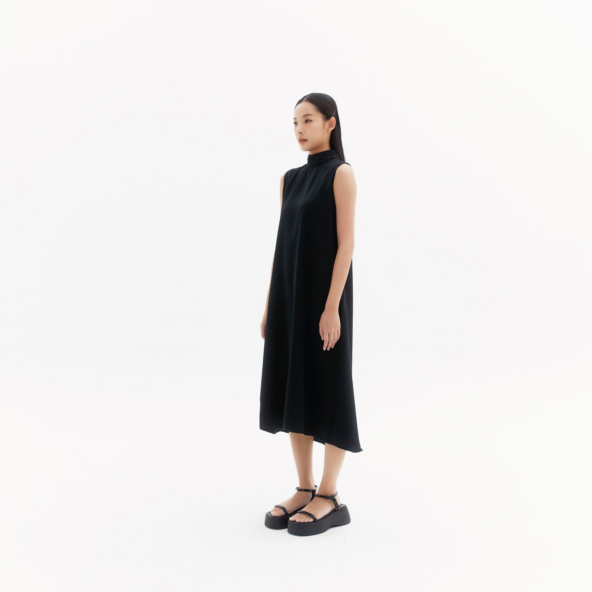 AW22 / GELATO DRESS - BLACK TRUFFLE 