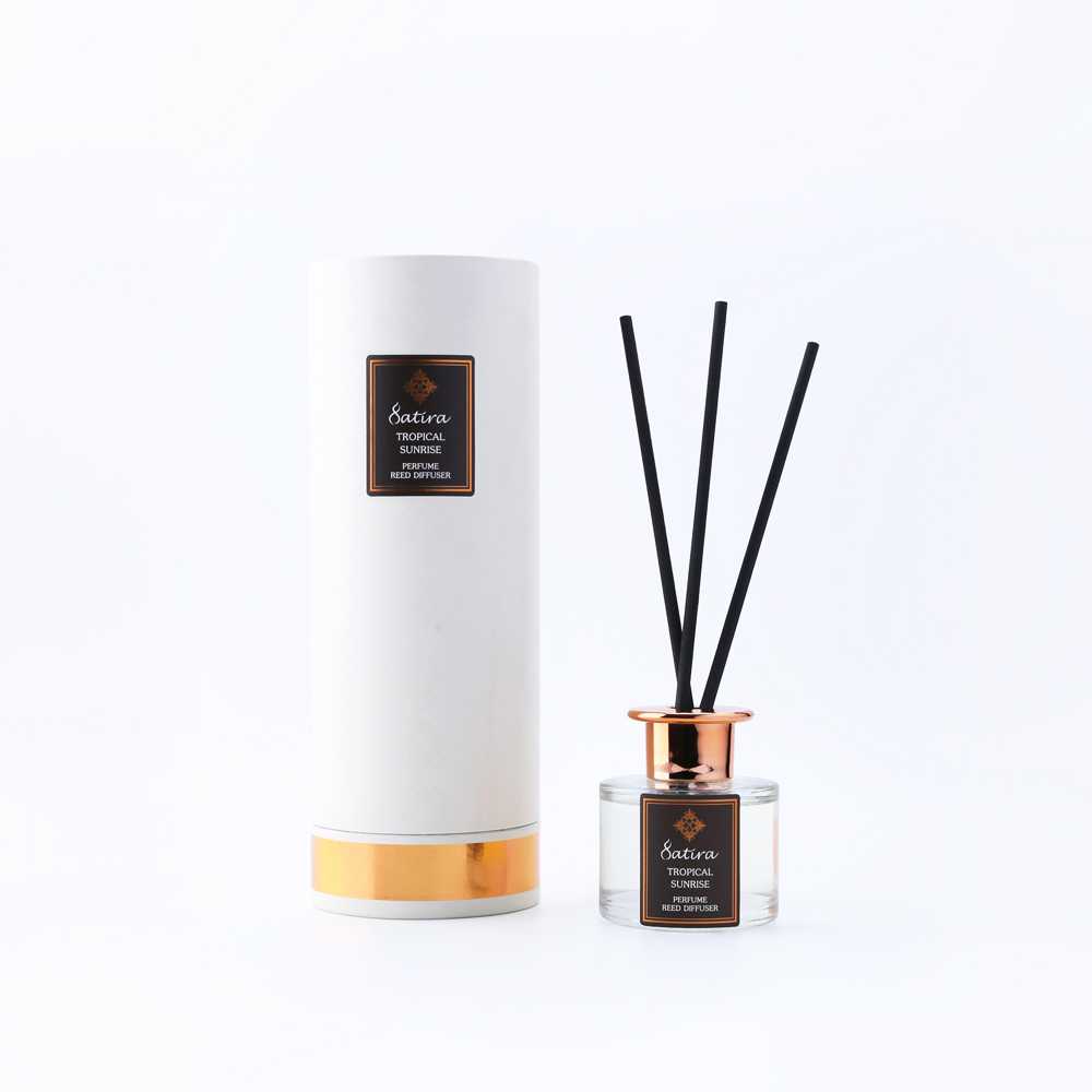 Perfume Reed Diffuser  Tropical Sunrise ก้านไม้กระจายความหอม กลิ่นสับปะรด ส้ม มะม่วงและแพชชั่นฟรุ๊ต