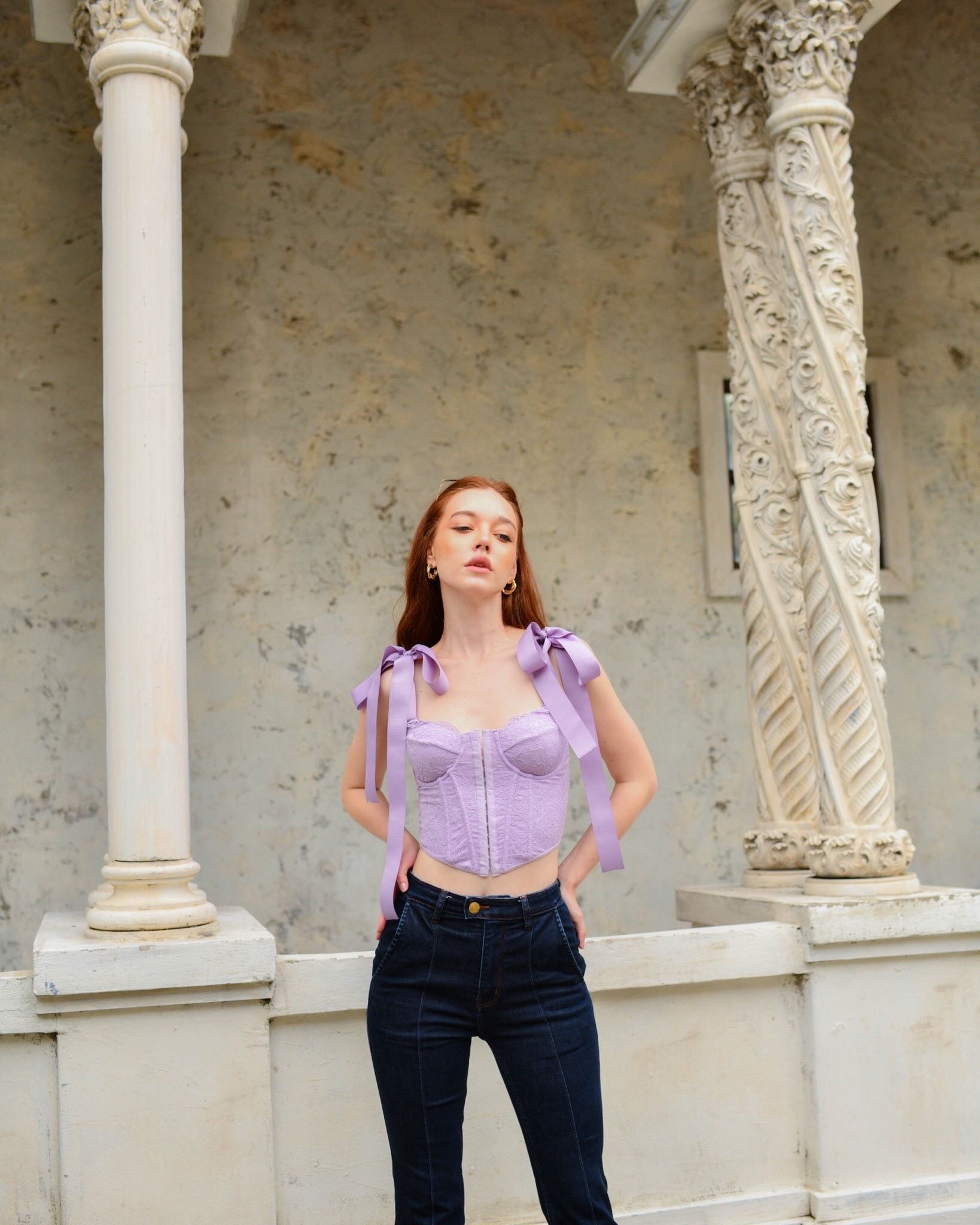 O.D.C. - Purple Lace Corset