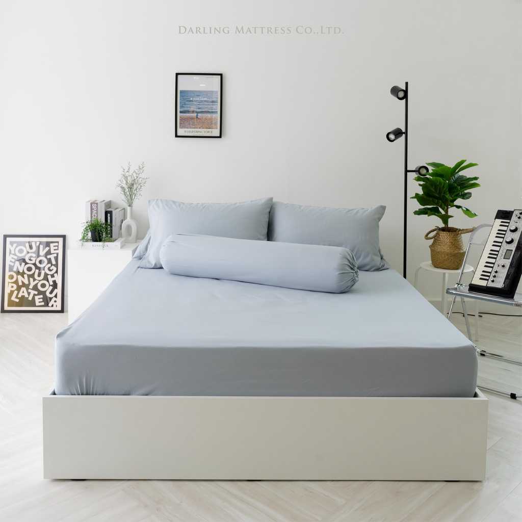 Darling Mattress ชุดผ้าปูที่นอนรุ่นนาโนเทค สีเพิร์ลบลู (ไม่รวมผ้านวม)