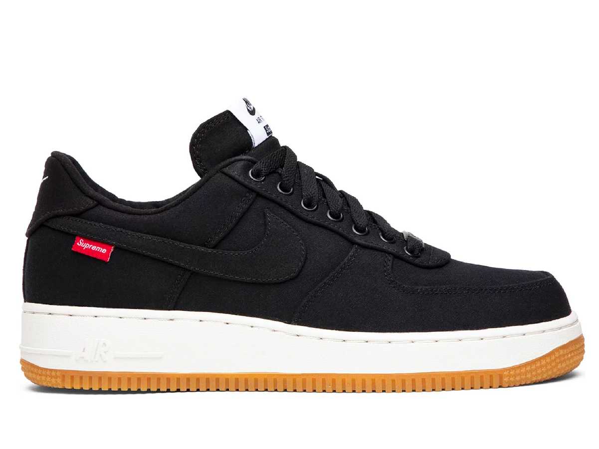 Nike Air Force 1 Low X Supreme (BLACK)
