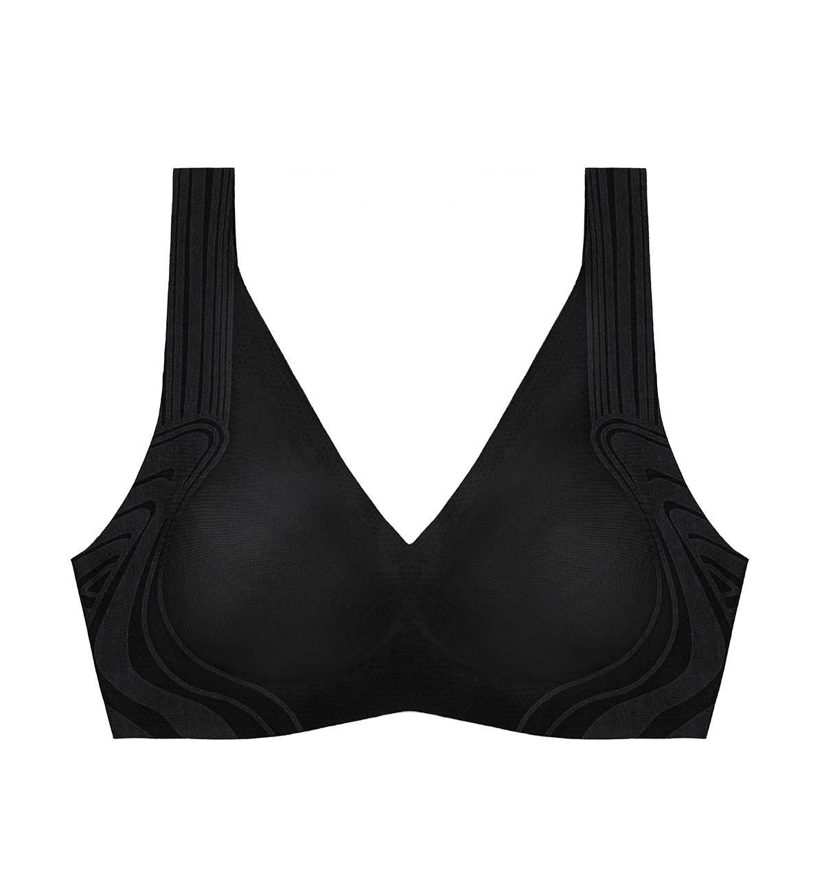 sloggi 10208775 sloggi ZERO Feel N Top 2.0 AX 0004  เสื้อชั้นในไม่มีโครง สีดำ