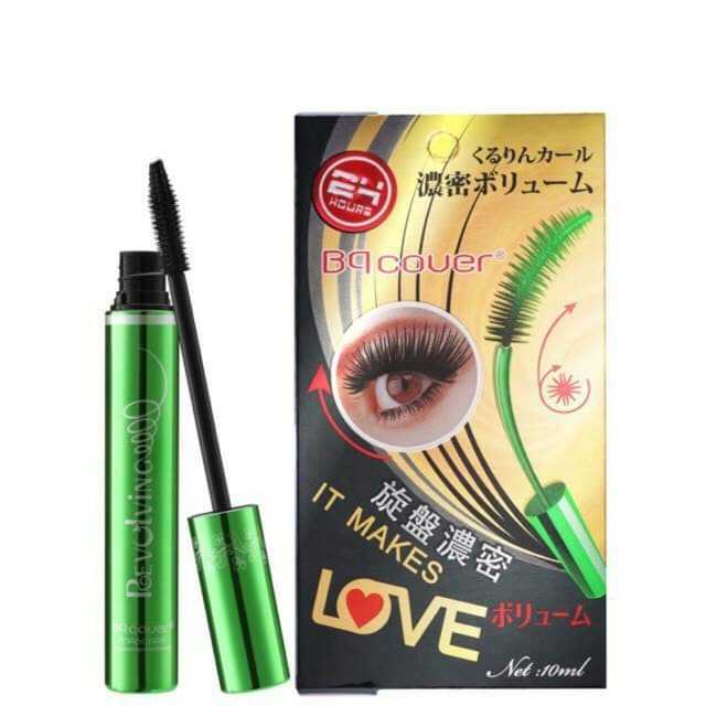 B.Q. Cover Perfect Eyelash Mascara   บีคิว คอฟเวอร์ อายแลช มาสคาร่าเขียว 