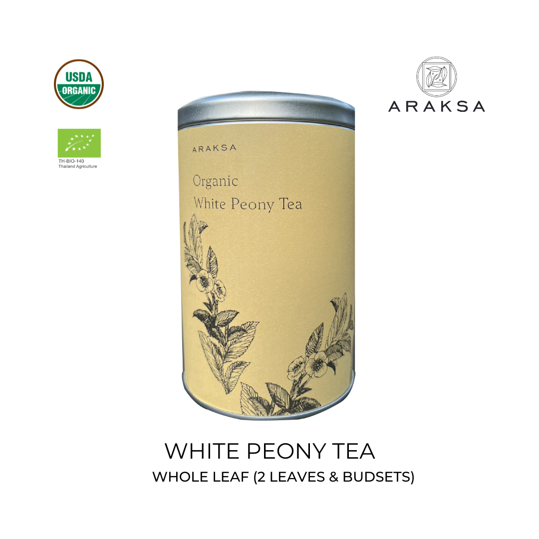 ชาขาว 'ไวท์ พีโอนี่' - White Peony Tea