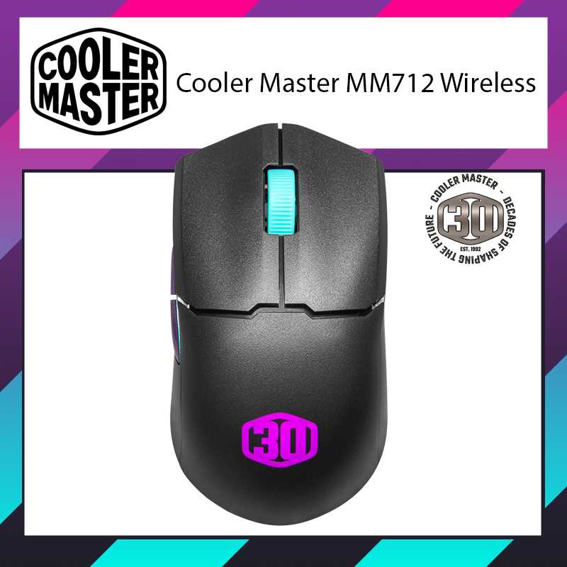 MOUSE l Cooler Master MM712 Wireless [Black]
