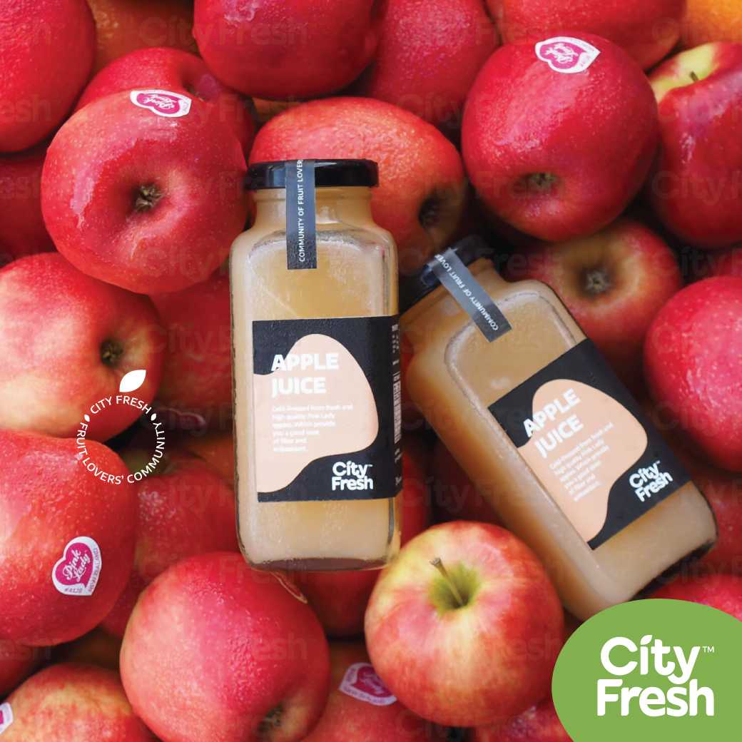 Cold Pressed Pink Lady Apples สกัดเย็น 100% ( 230 ml.)