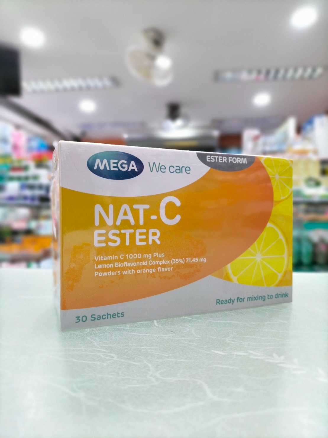 MEGA We Care Nat C Ester 1000mg 30ซอง