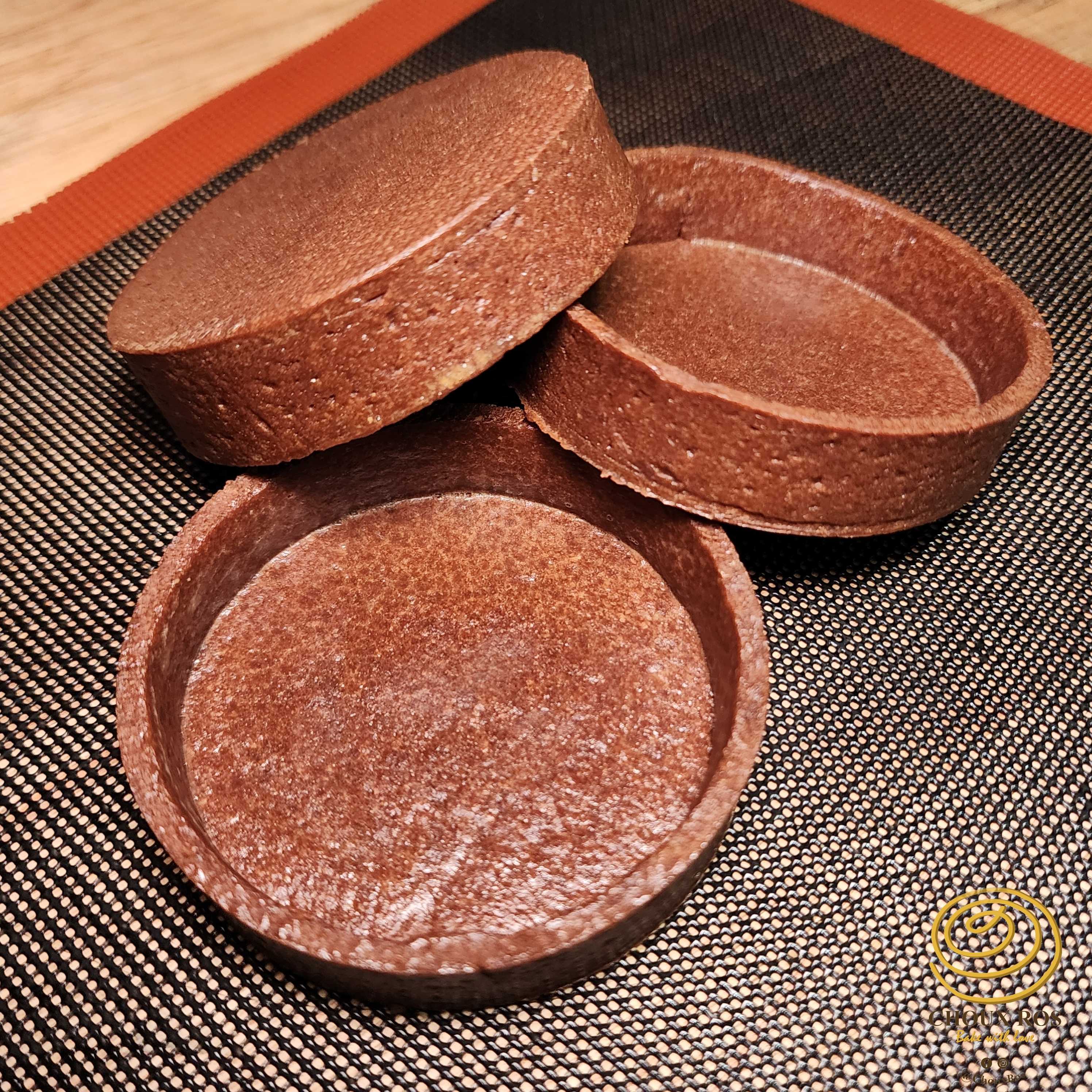 แป้งทาร์ตสำเร็จรูป 24 ชิ้น / Chocolate วงกลม 8cm. (Pre Order)