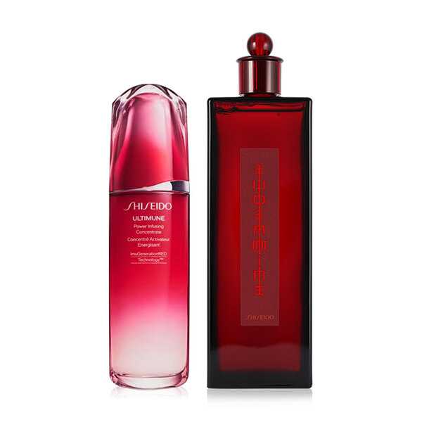Shiseido Set Untimune Power Infusing Concentrate 100ml + Eudermine Revitalizing Essence 200ml.