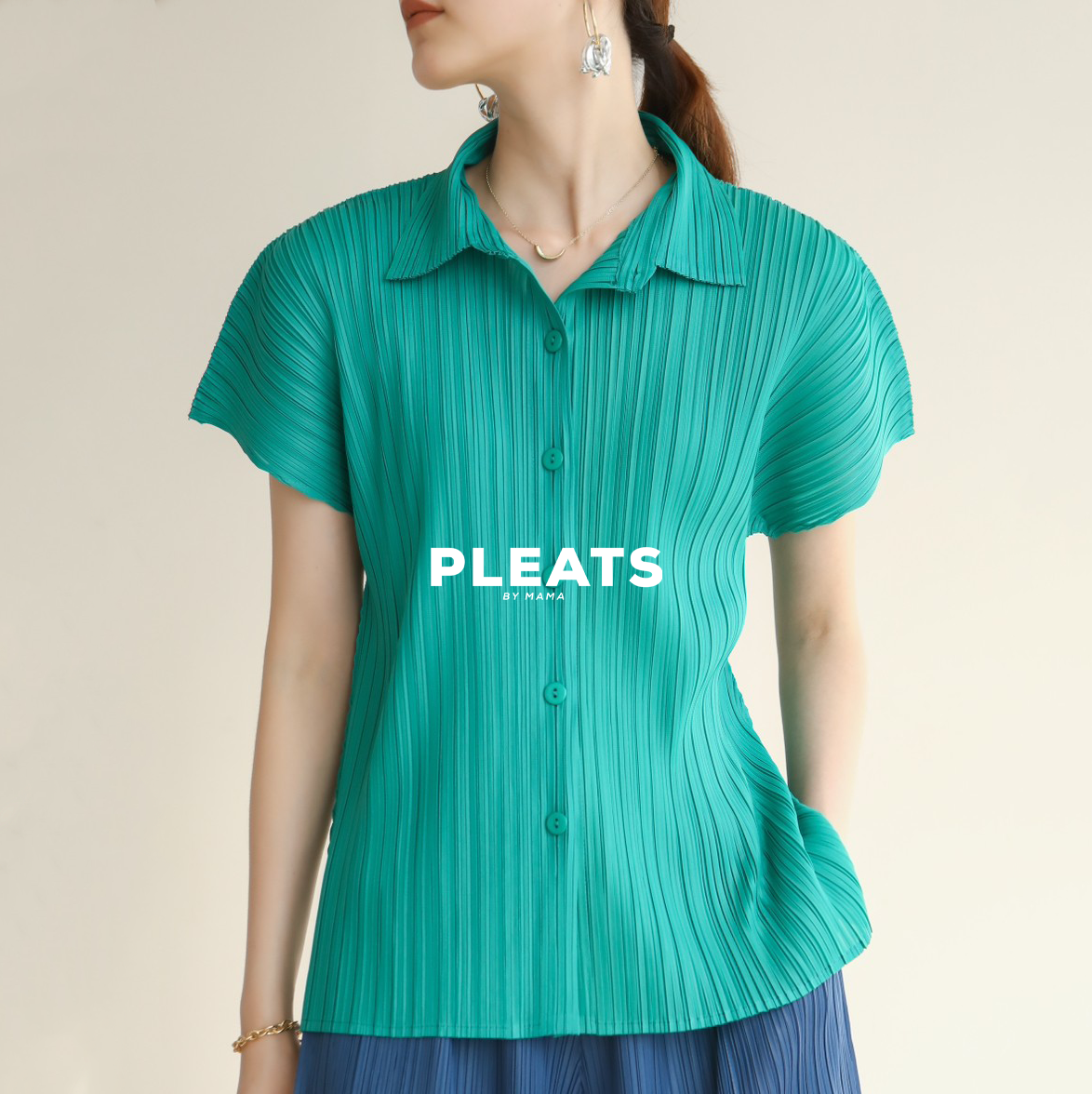 PLEATS SHIRT - SH107