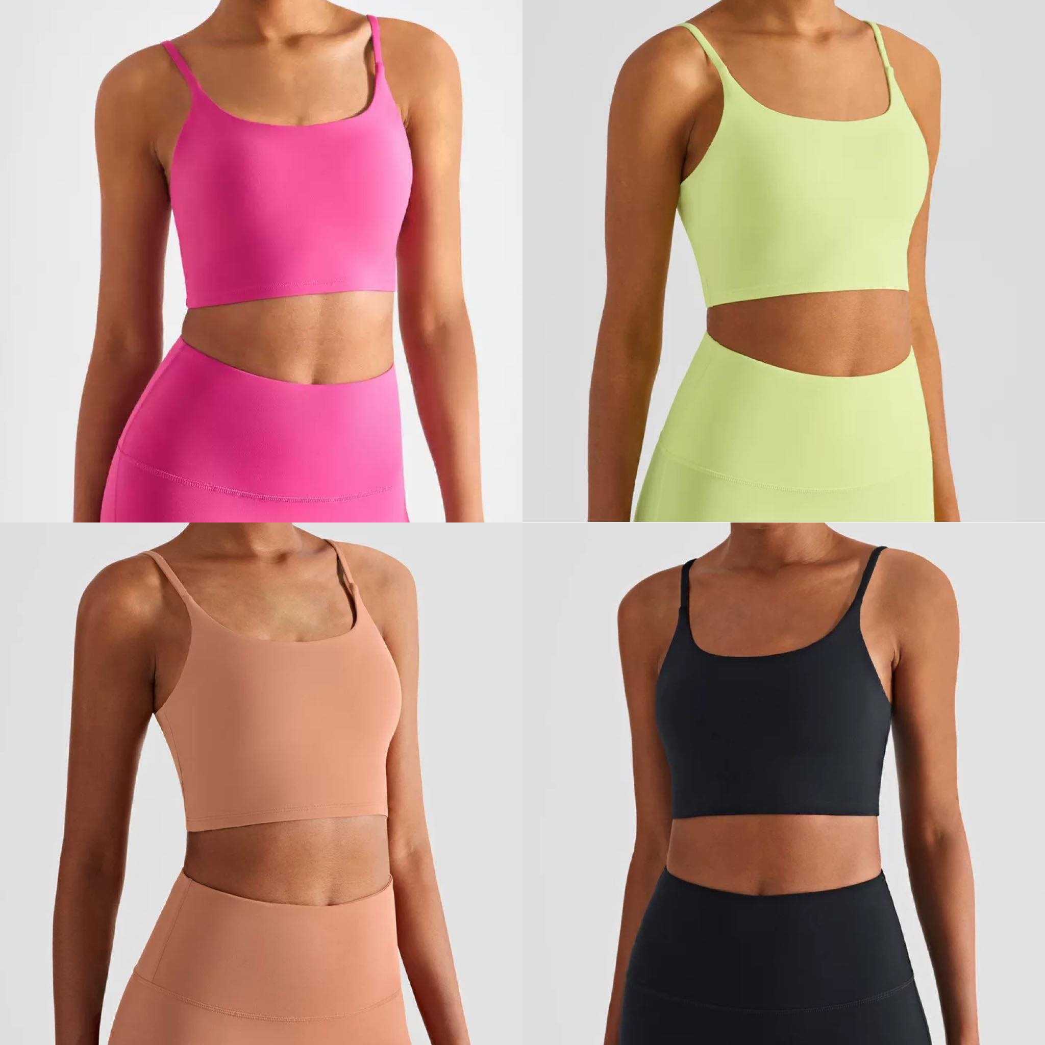 Audrey Bra ll สปอร์ตบราสายเดี่ยว มีฟองน้ำ ออกกำลังกาย ฟิตเนส โยคะ ใส่ไปเที่ยวได้ ยืดหยุ่น