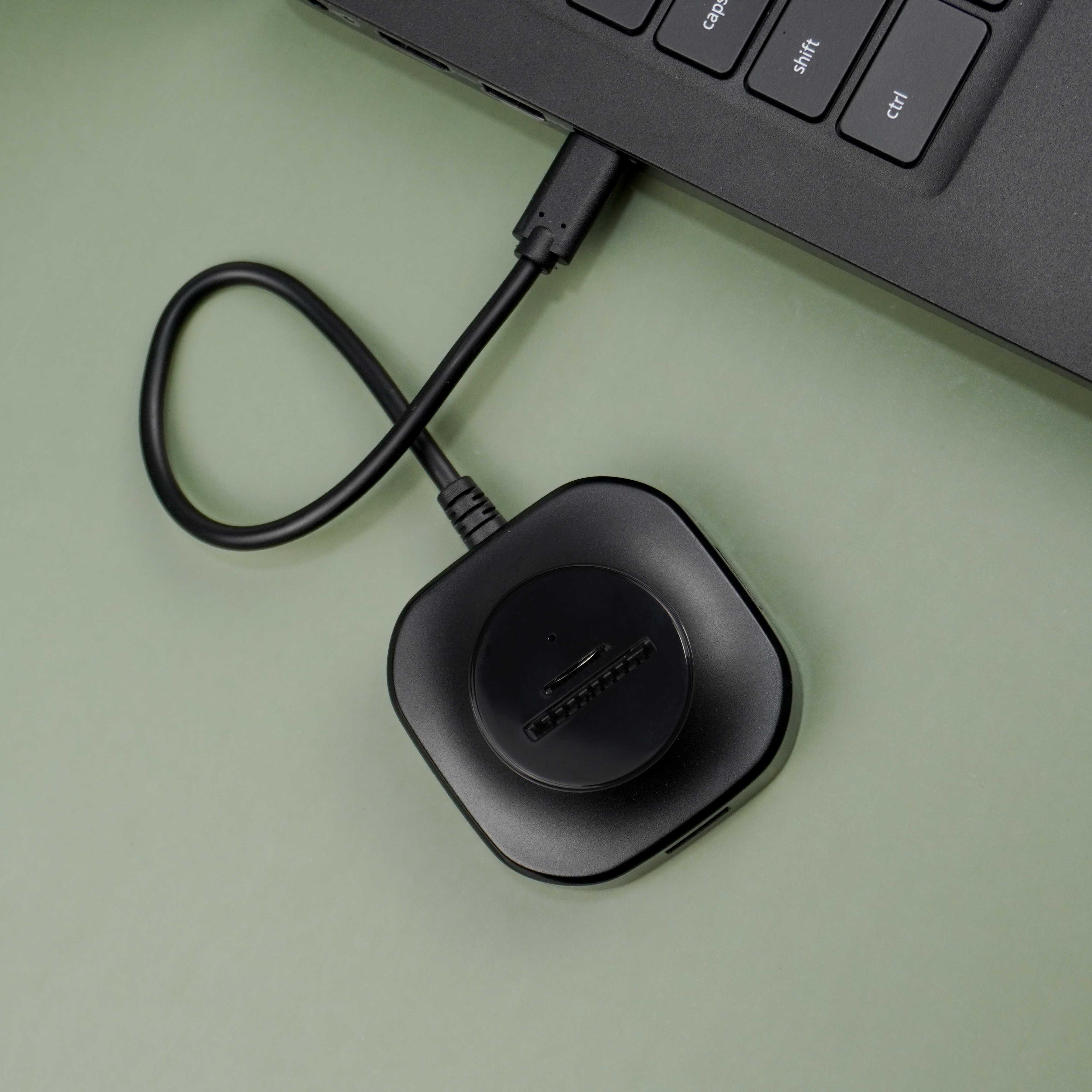 CABLE USB HUB 3in1 Type-C To USB+SD+TF Black 83010 Coteetci อะแดปเตอร์ฮับ อะแดปเตอร์แปลงสาย