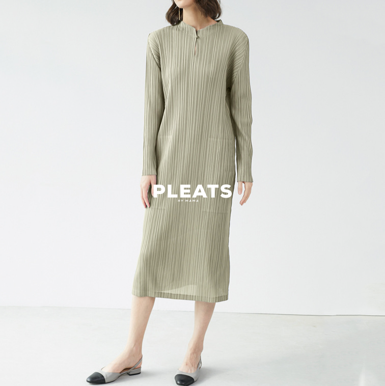 PLEATS DRESS - D030