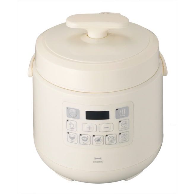 ￼หม้อตุ๋น BRUNO Pressure Cooker  BOE058 -Ivory 220V รับประกัน 1 ปี