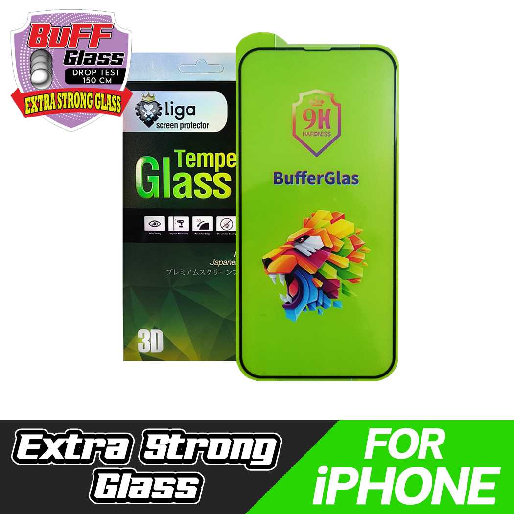 ฟิล์มกระจกไม่แตก Buff Glass | iPhone