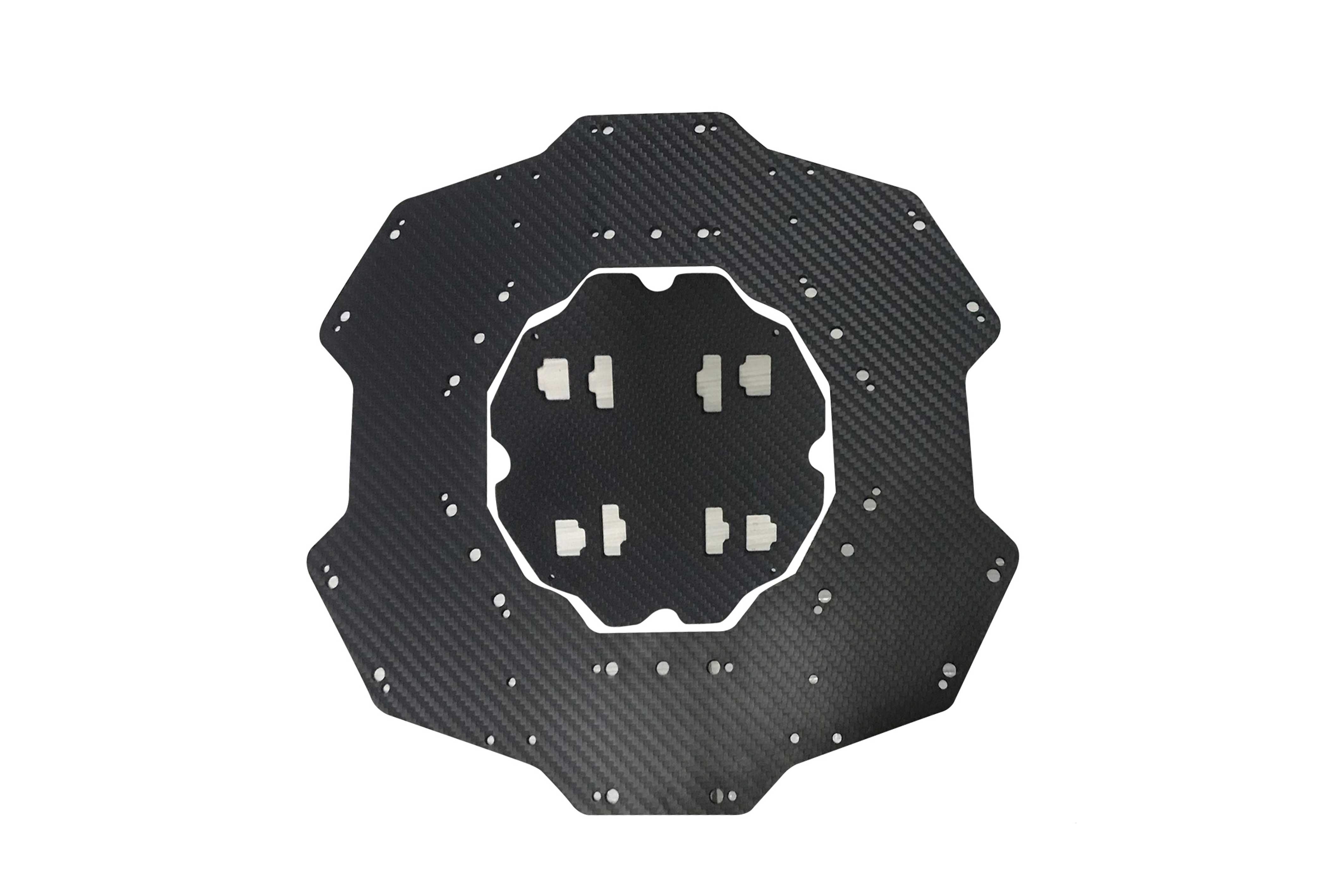 แผ่นคาร์บอนรองฝาครอบเครื่องบน 6 แขน