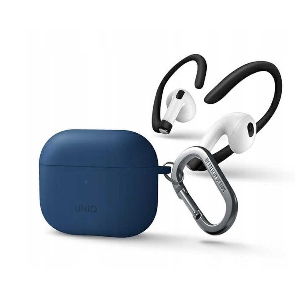UNIQ NEXO ACTIVE HYBRID SILICONE AIRPODS 3RD GEN CASE WITH SPORTS EAR HOOKS