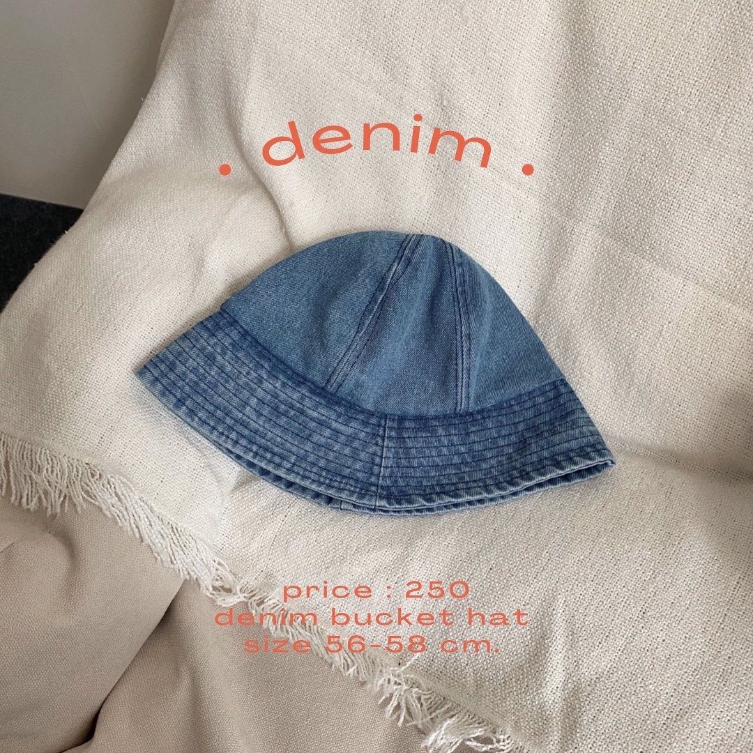 fadthings denim bucket hat