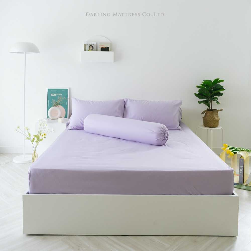 Darling Mattress ชุดผ้าปูที่นอนรุ่นนาโนเทค สีม่วงอ่อน (ไม่รวมผ้านวม)