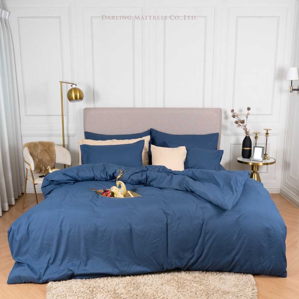 Darling Mattress ชุดผ้าปูและผ้านวมรุ่นนาโนเทค สีมิดไนท์ NANOTECH Bedsheet and Duvet Set (MIDNIGHT)