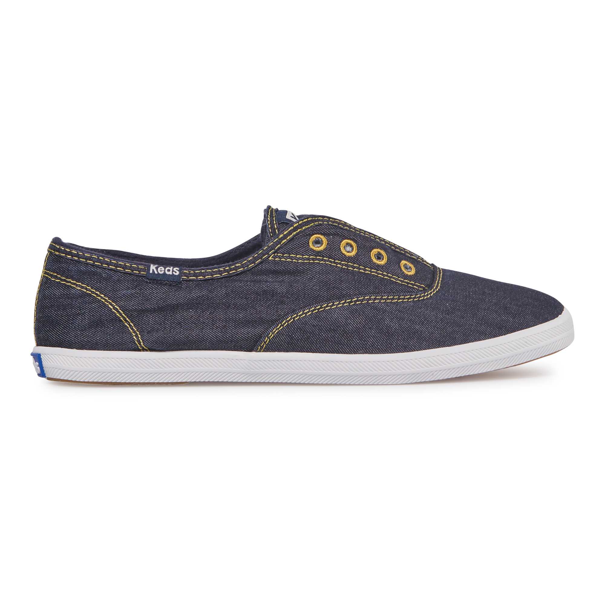 รองเท้าผ้าใบ แบบสวม รุ่น CHILLAX DENIM สีนํ้าเงิน WF66422