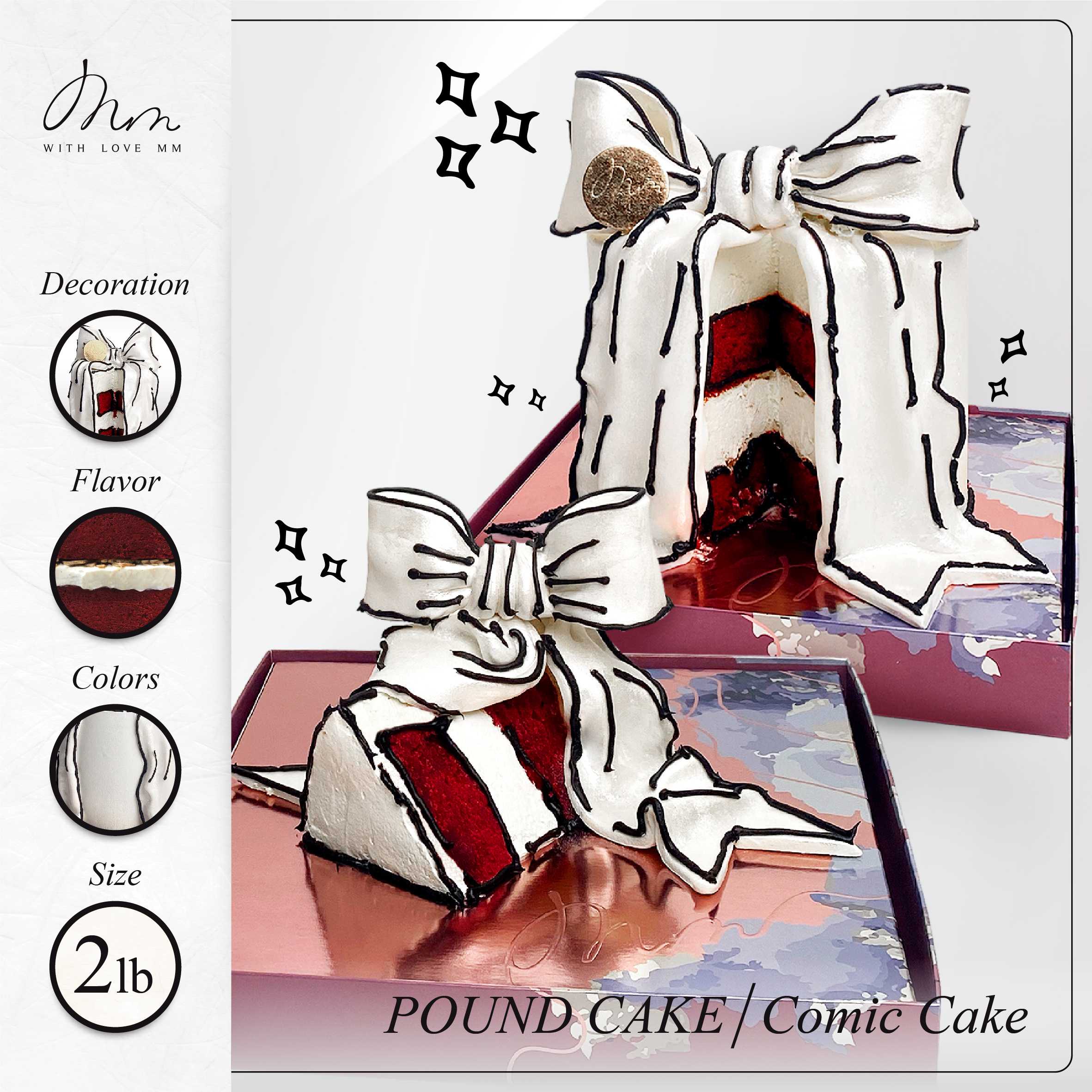 POUND CAKE - Comic Cake 2lb