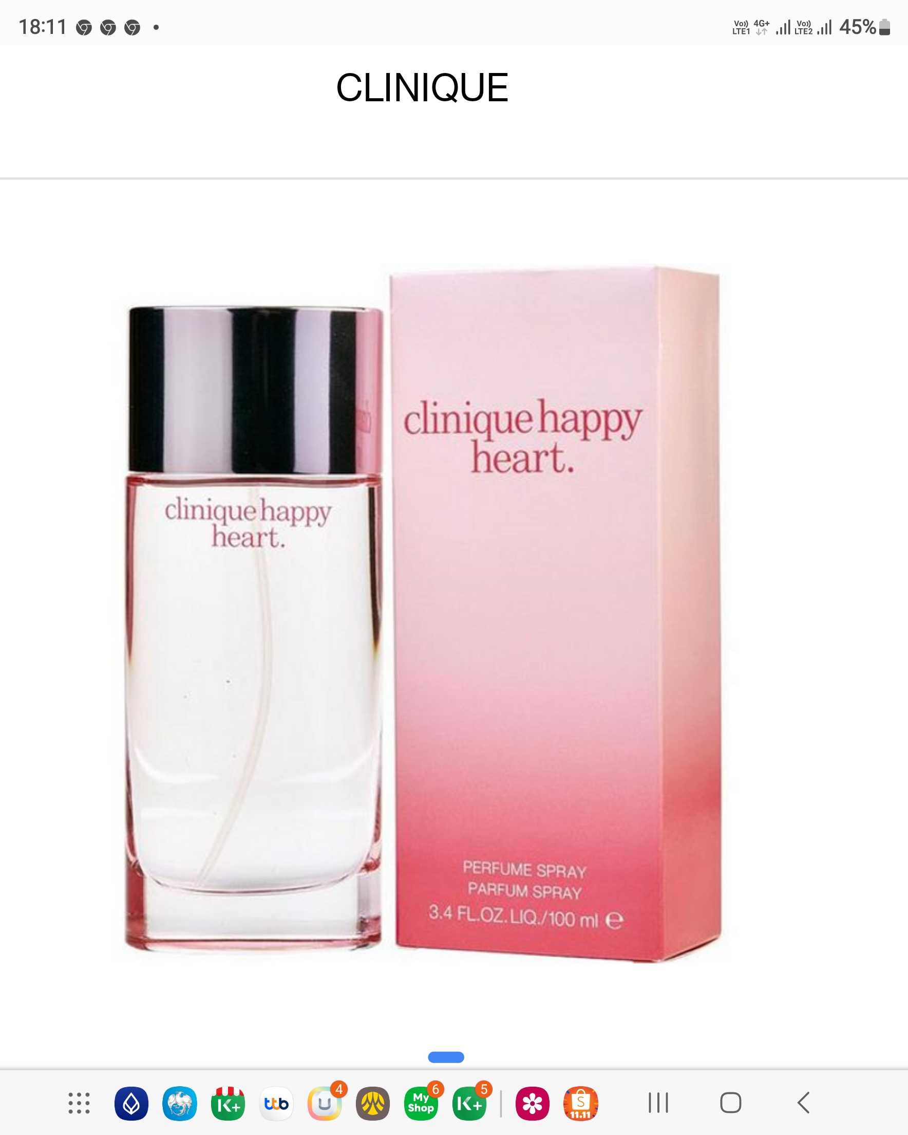 Clinique happy heart 100ml