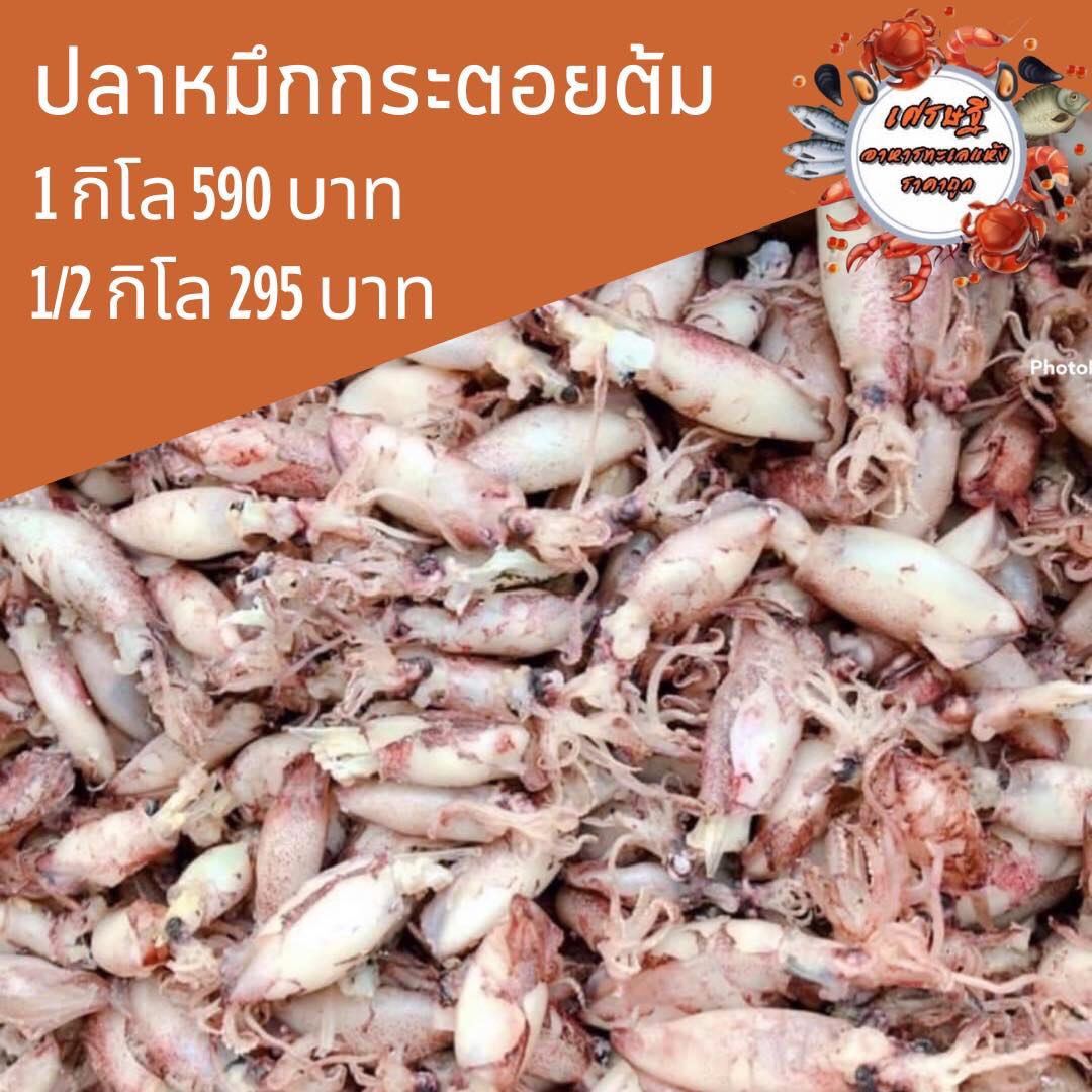 ปลาหมึกกระตอยต้ม 1/2 กก.