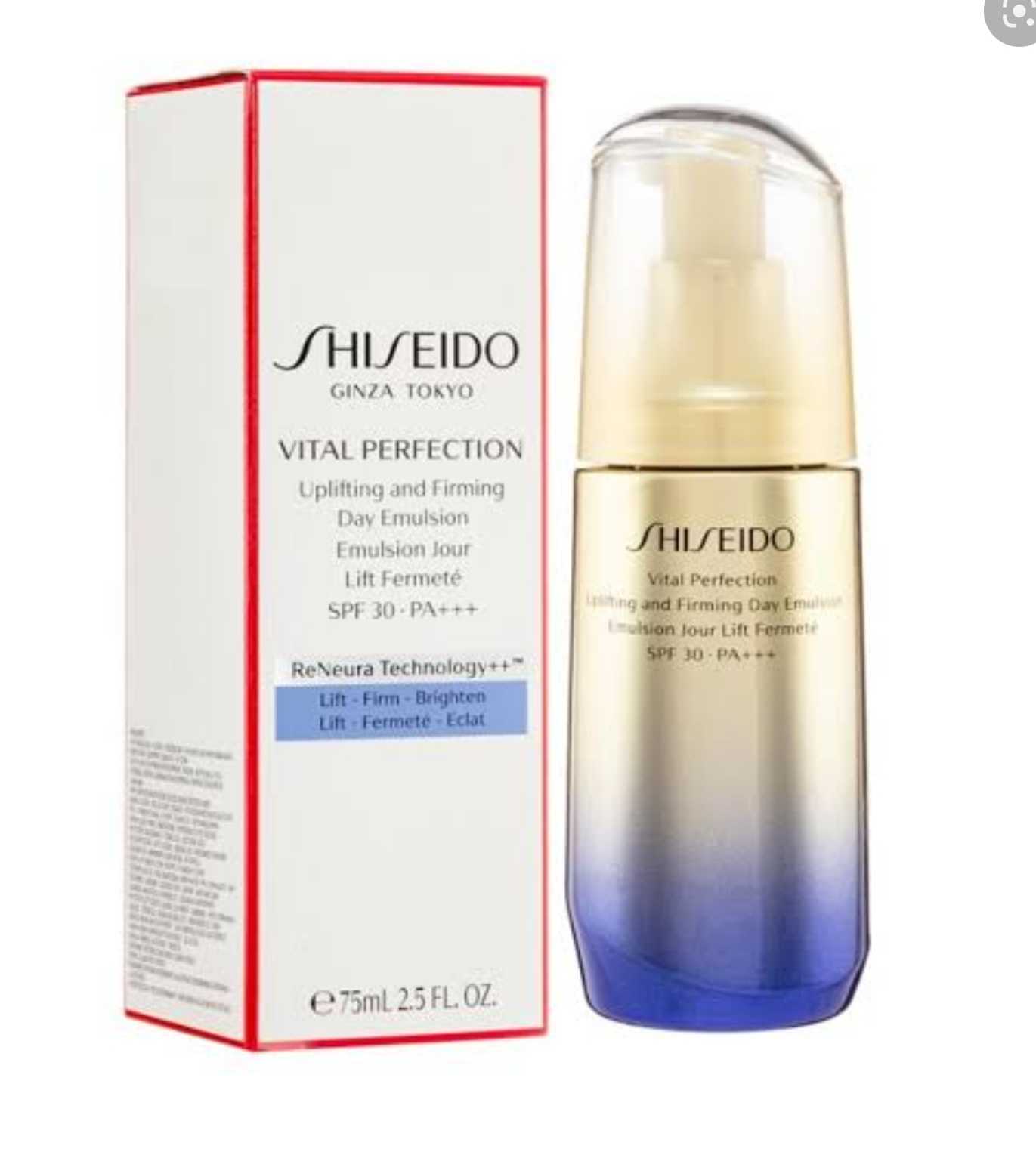 Shiseido vital perfection uplifing and fiming spf 30 ++
