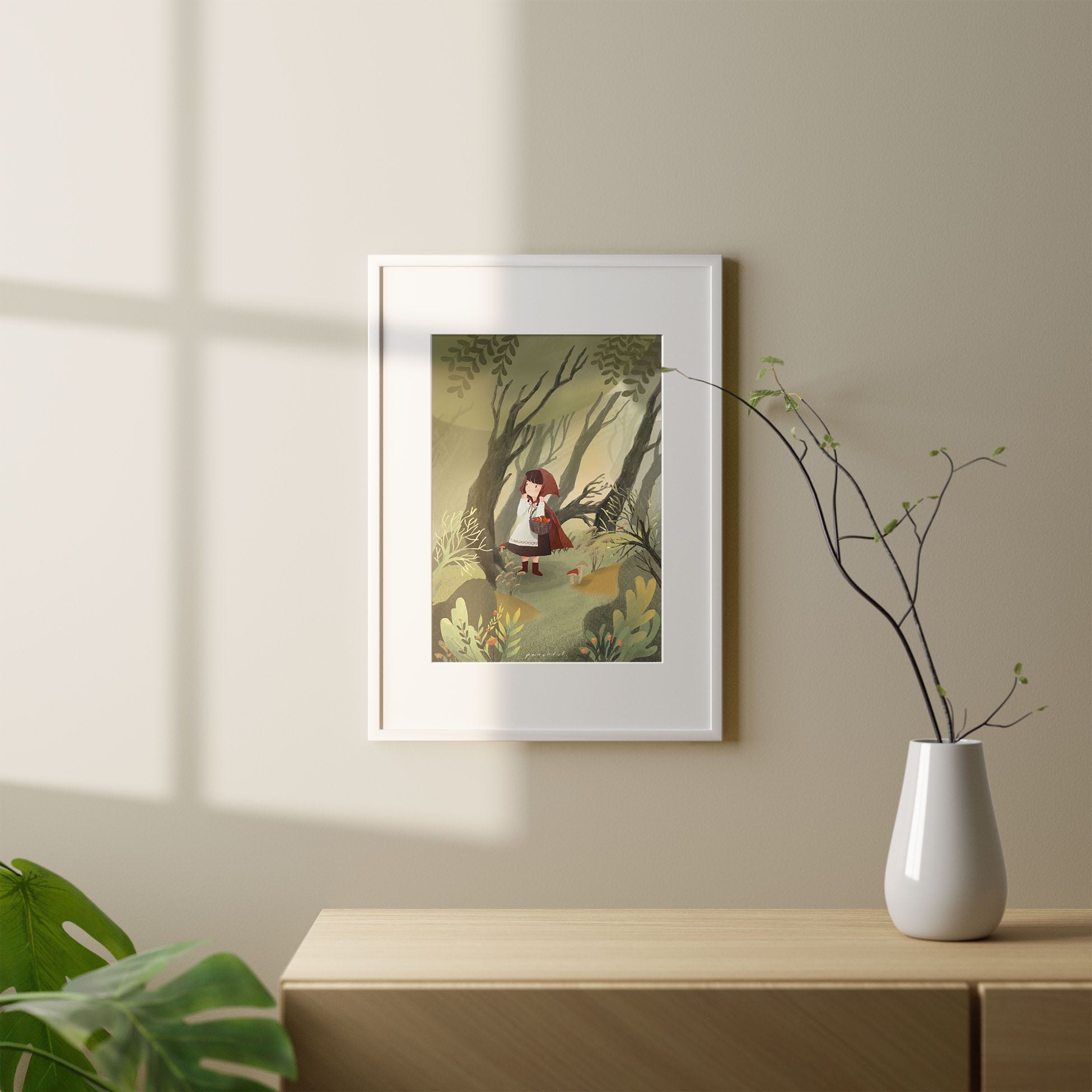 A little big world (Art print&Frame)