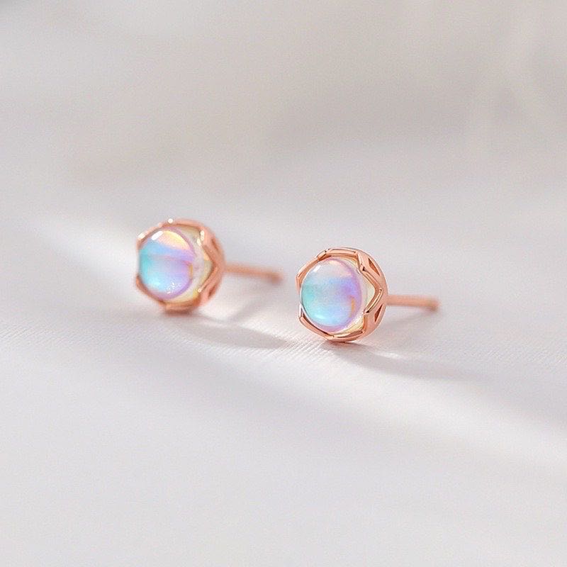 ♡ต่างหู moonstone [elegant collection] 