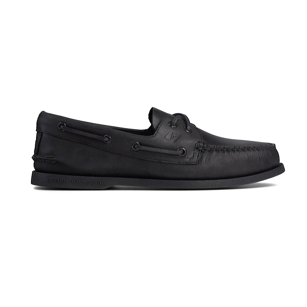SPERRY 0836981 A O 2-Eye Core Black รองเท้าโบ๊ทชูส์ ผู้ชาย สีดำ ( BOAT )