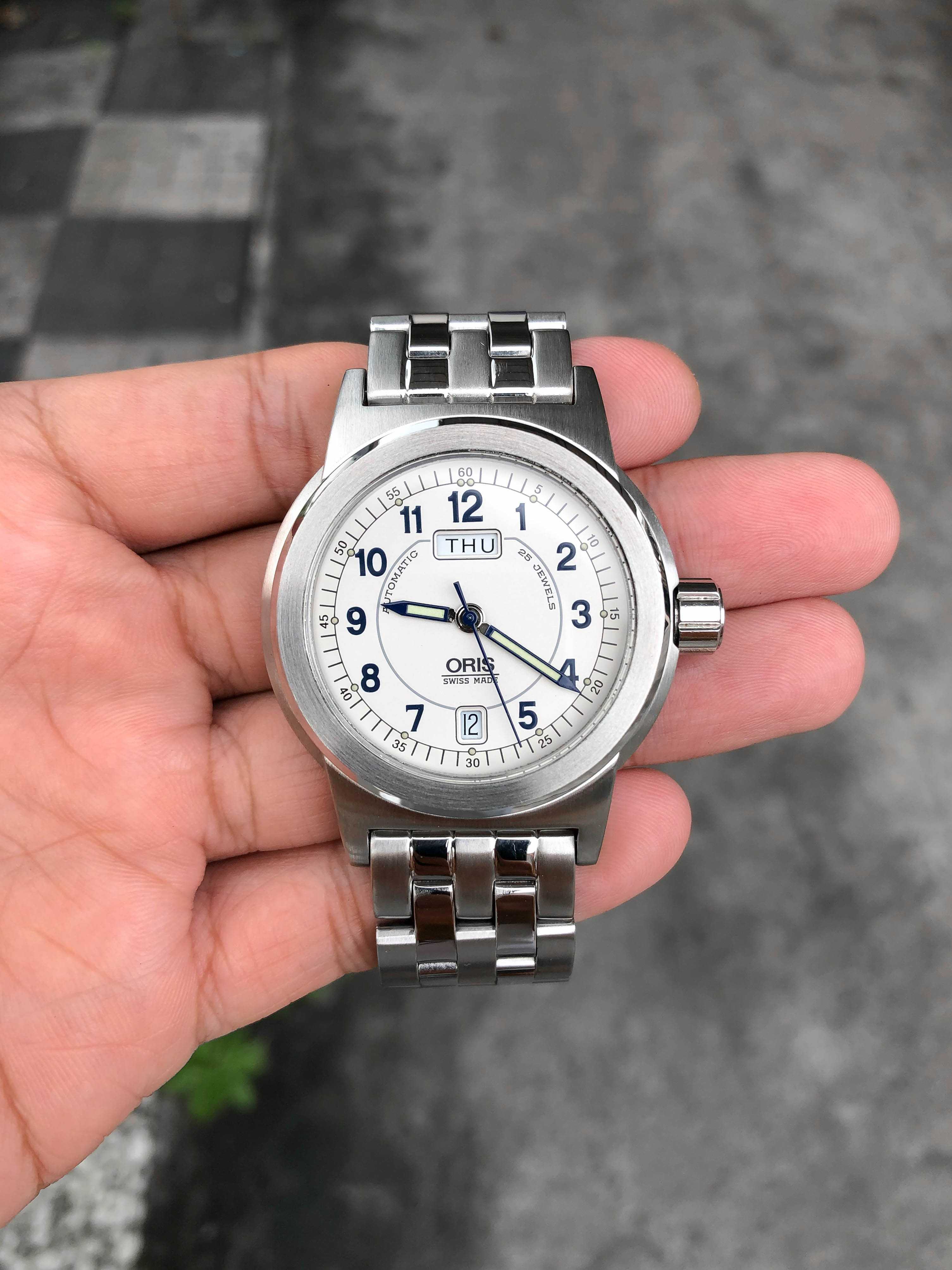 Oris BC3 Automatic Day Date King Size หน้าขาว