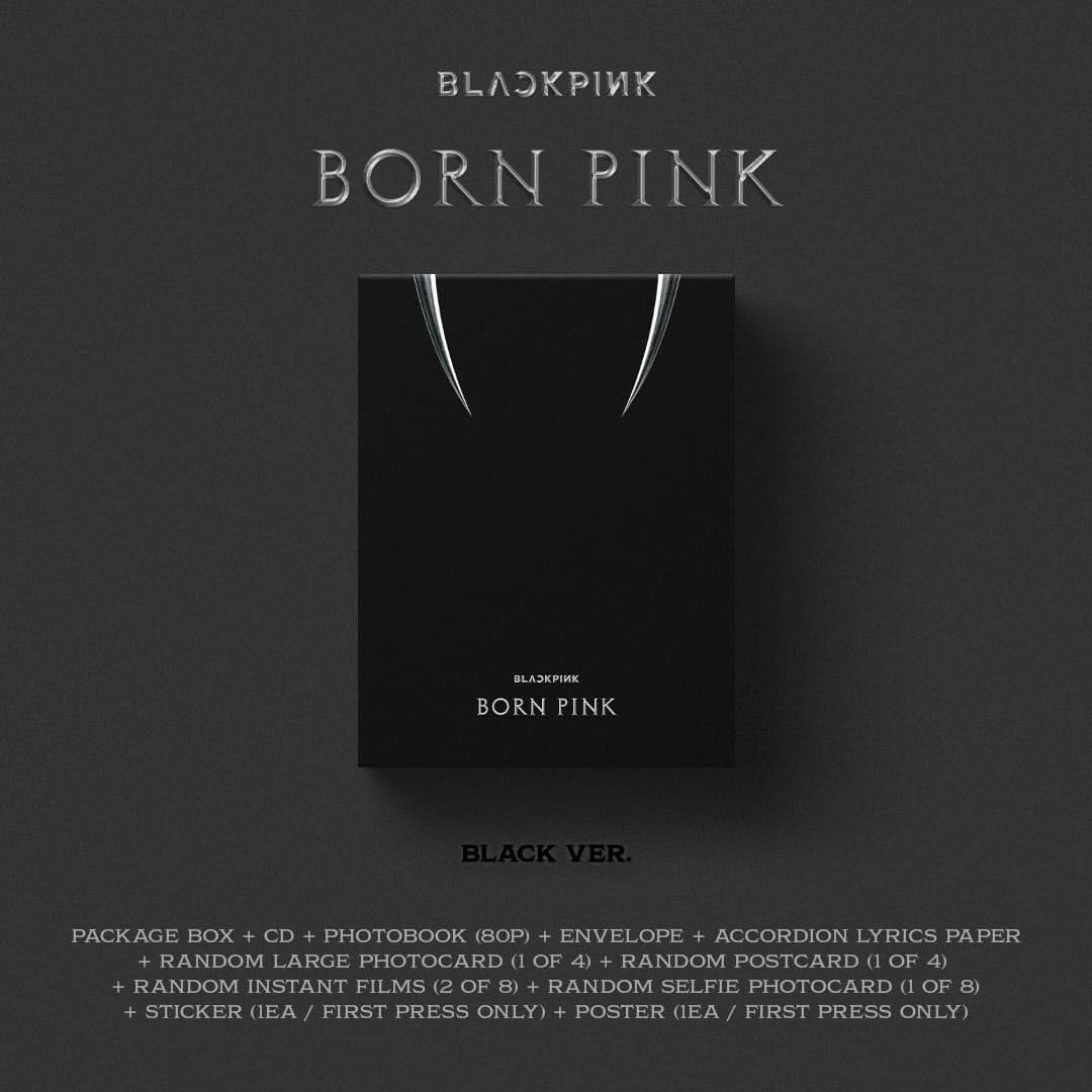 ꒰ พร้อมส่ง ꒱ อัลบั้ม BLACKPINK - BORNPINK  (Box Set Black ver.)
