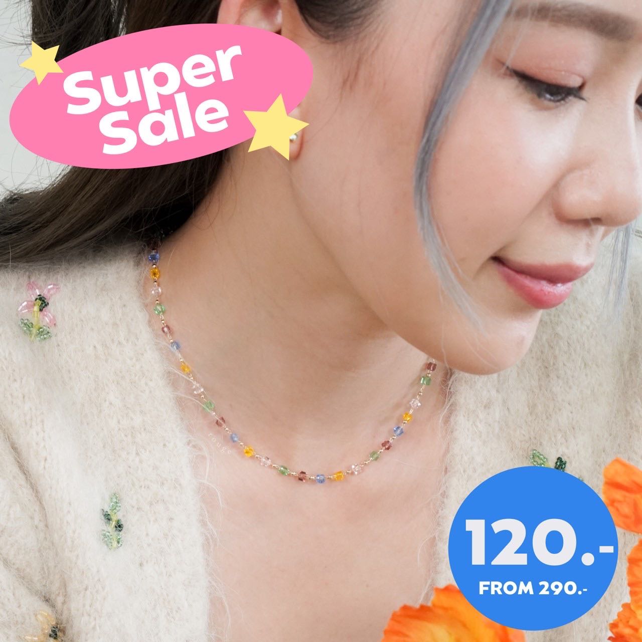 Rainbow choker