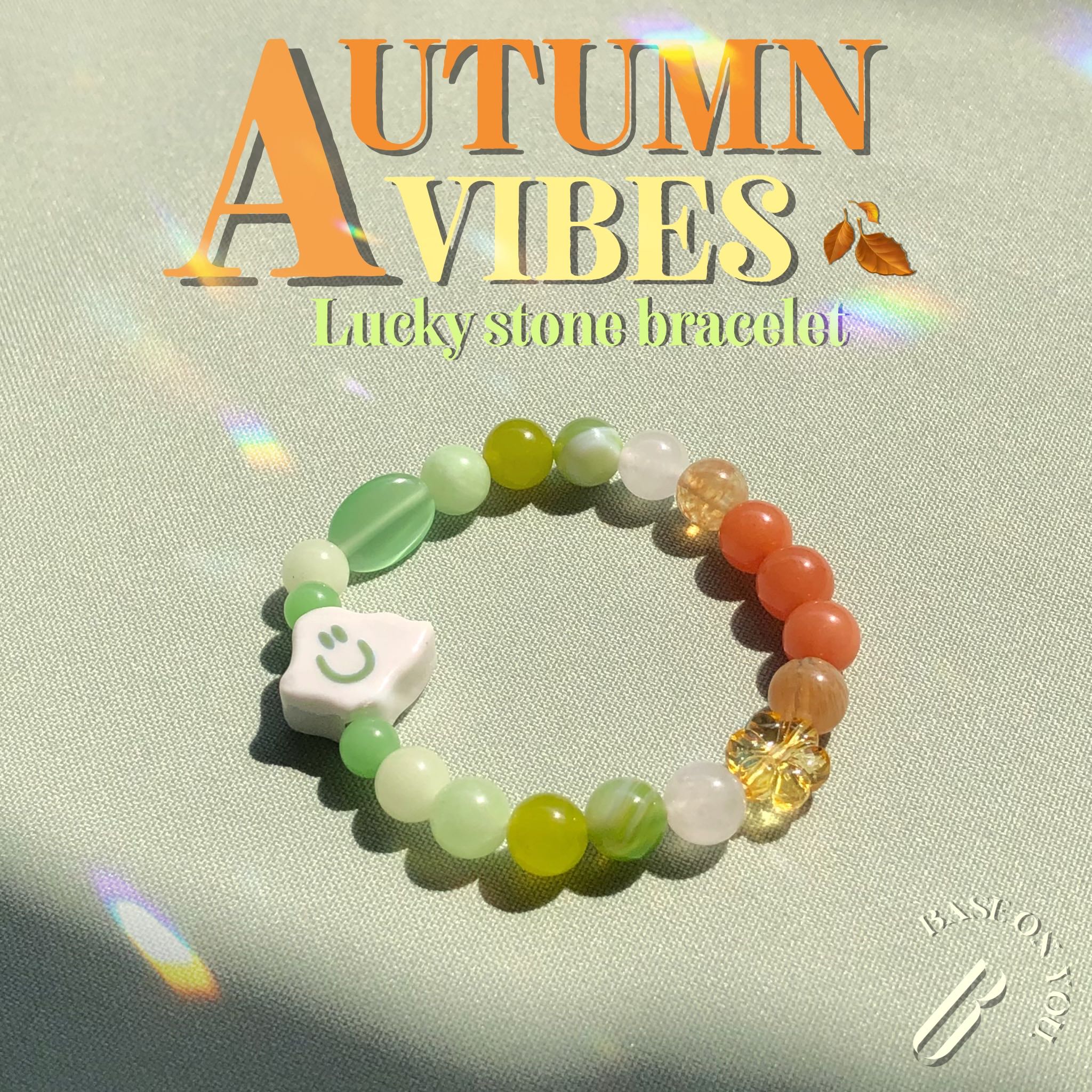 AUTUMN VIBES (Lucky stone bracelet) - BASE ON YOU