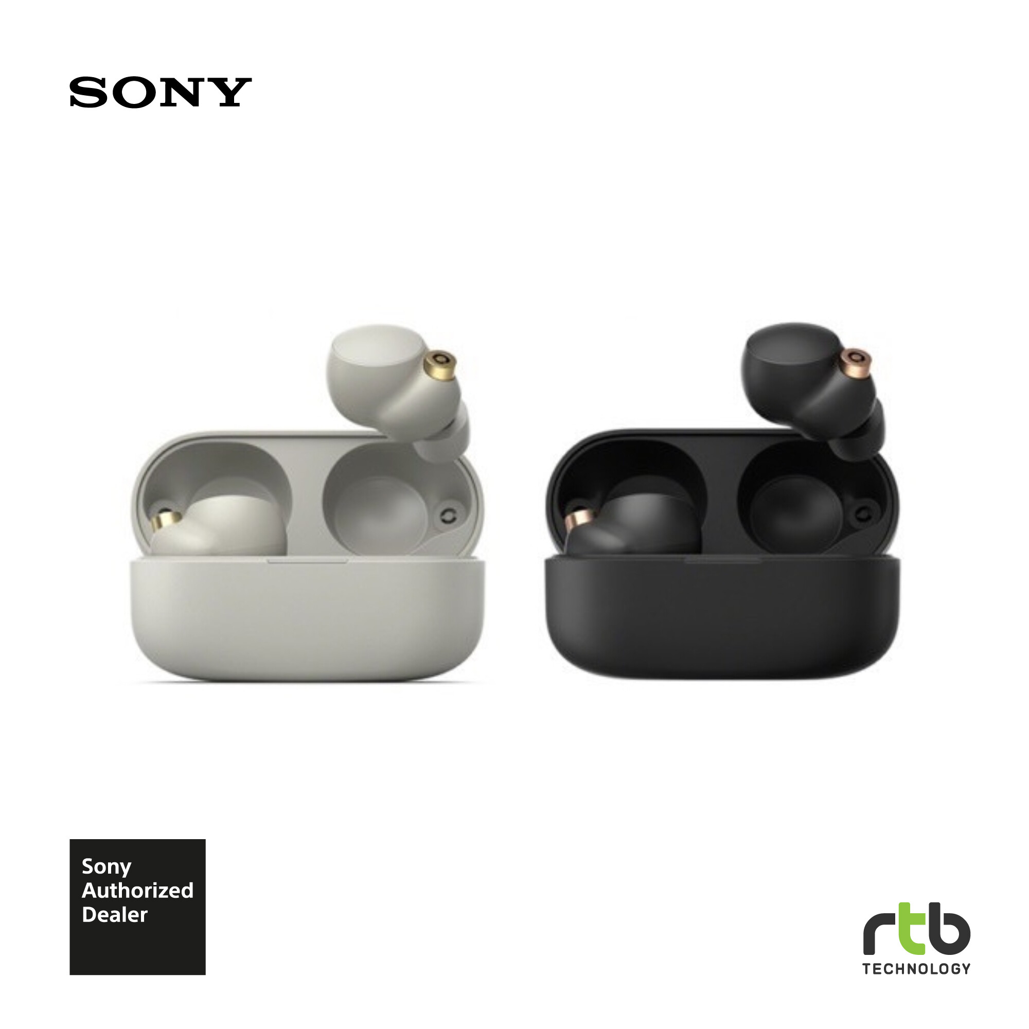 Sony หูฟังแบบไร้สาย ตัดเสียงรบกวน รุ่น WF-1000XM4