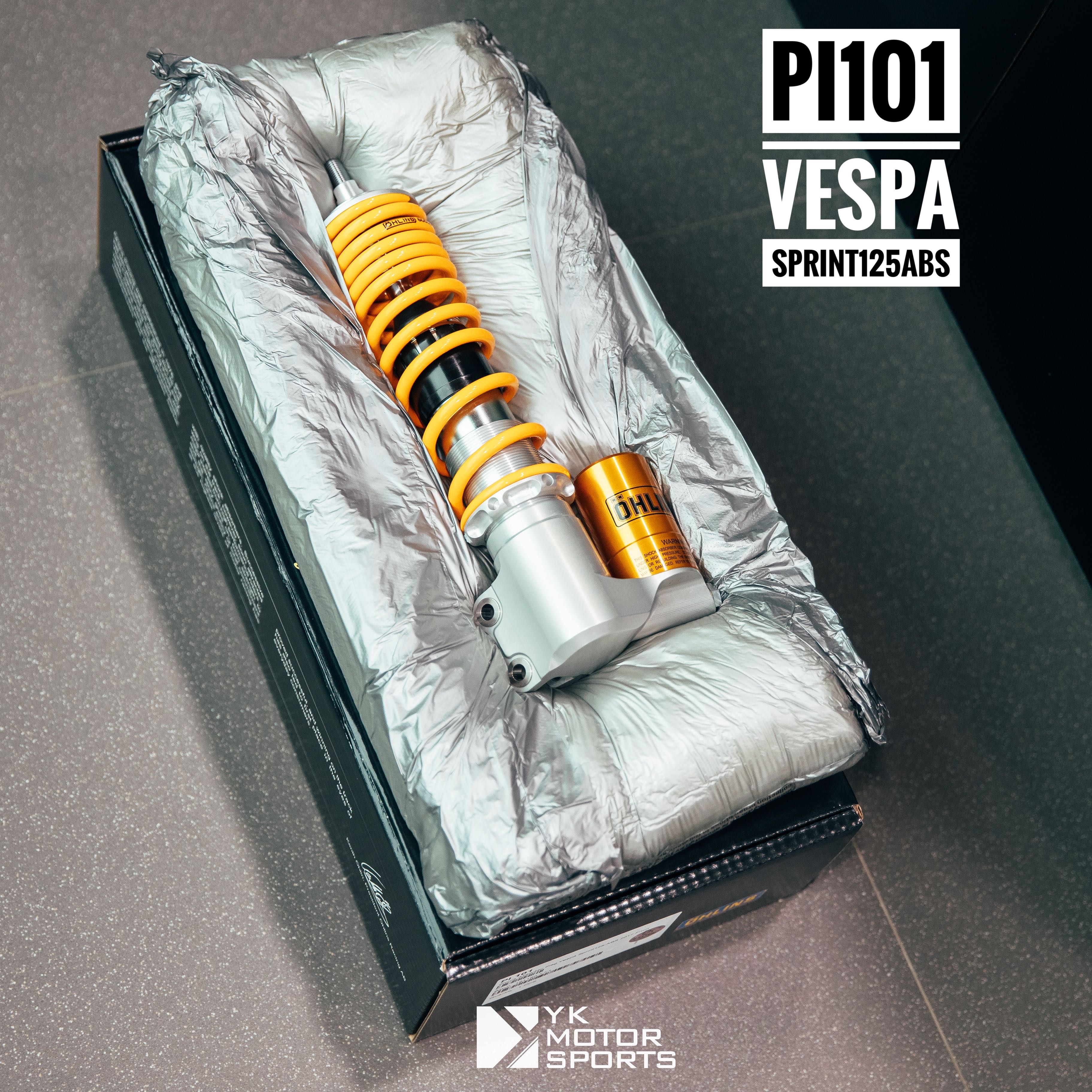 Ohlins รุ่น Vespa Sprint125 ABS โช๊คหน้า Pi101