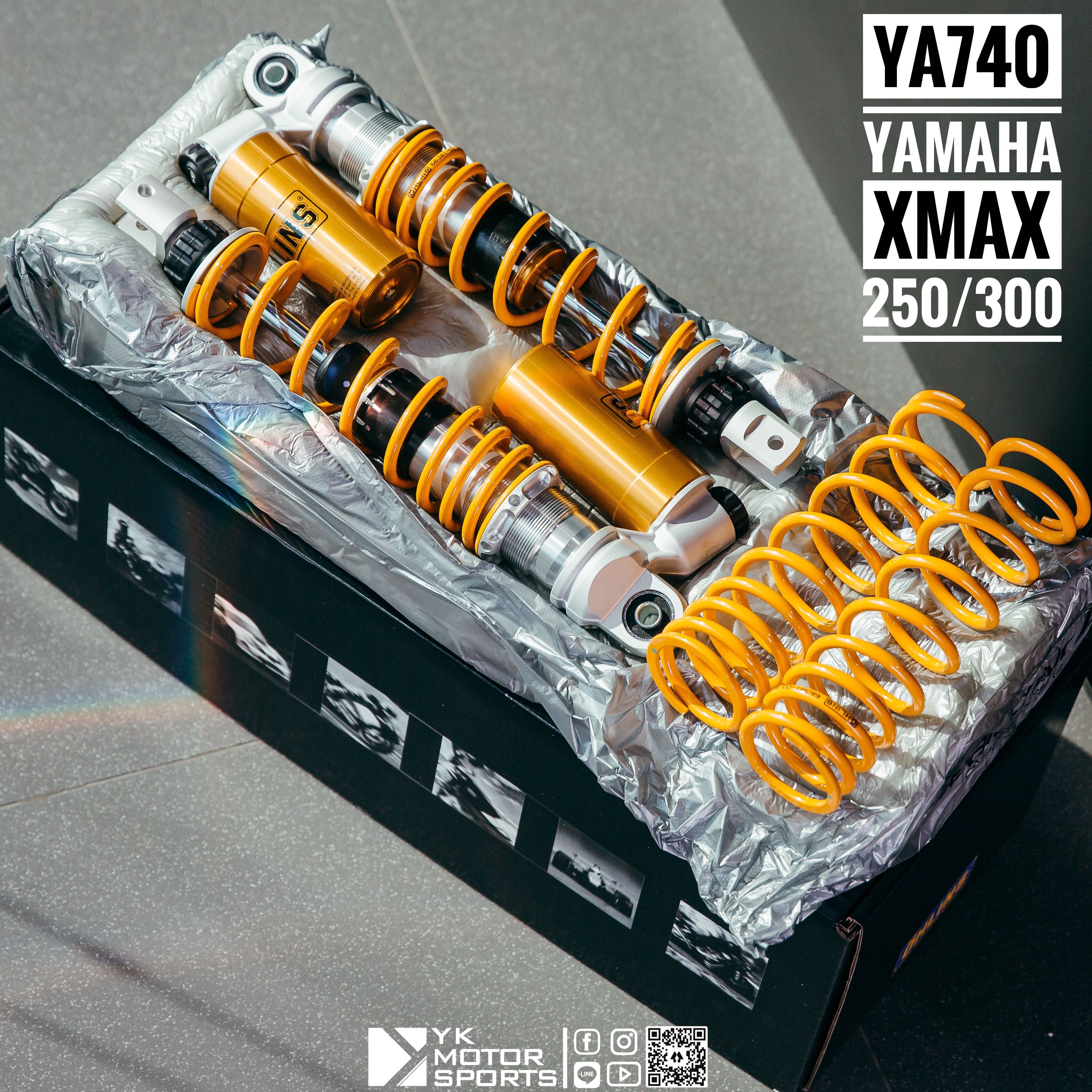 โช๊ค Ohlins รุ่น Yamaha Xmax 250/300 #YA740 