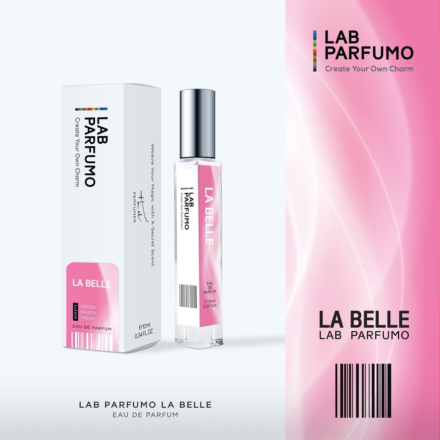 La Belle ลาเบล น้ำหอมผู้หญิง (ขนาด 10ml) ความสดใส ร่าเริง อันน่าทะนุถนอม