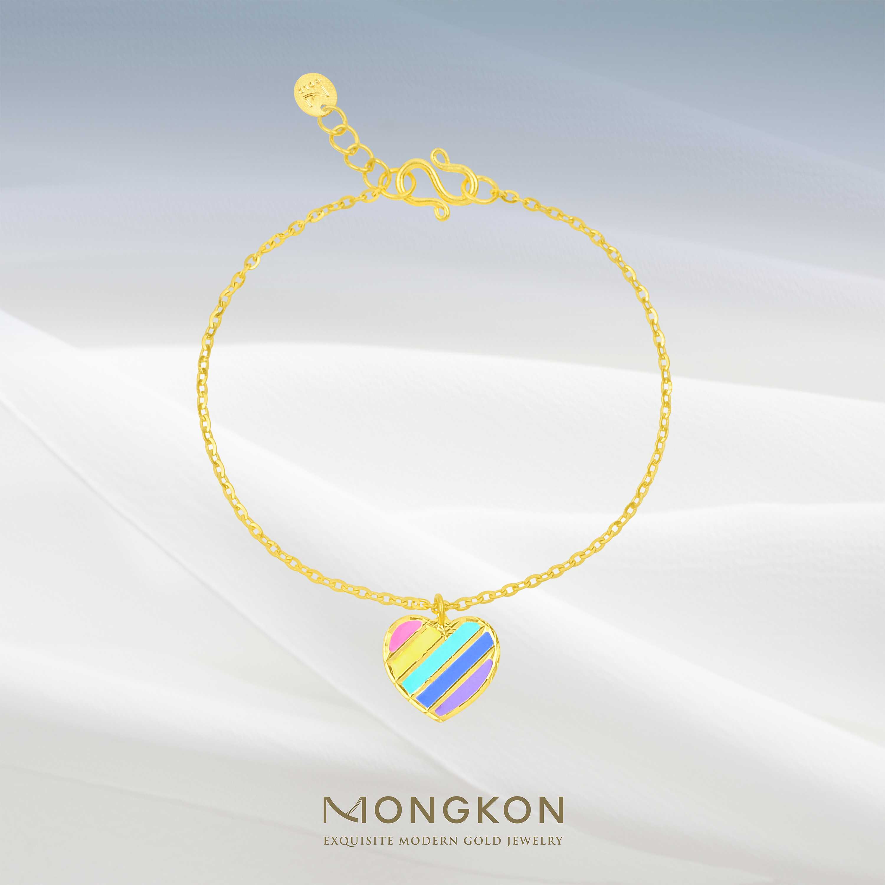 สร้อยข้อมือ Rainbow น้ำหนัก ครึ่งสลึง