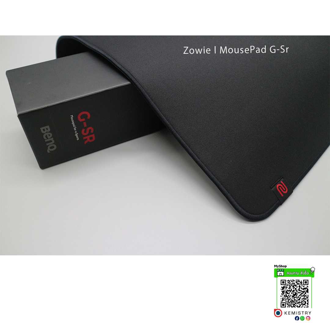Zowie l MousePad G-Sr เเผ่นรองเม้าแบบผ้า สีดำ